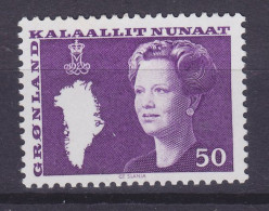 Greenland 1981 Mi. 126, 50 (Ø) Queen Margrethe II. (Cz. Slania), MH* - Nuovi