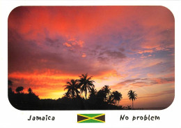 Format Spécial - 170 X 125 Mms - Jamaique - Jamaica - Portland - Sunset At Rodney Hall - Coucher De Soleil - Carte Neuve - Jamaïque