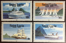 St Lucia 1991 Cruise Ships MNH - St.Lucia (1979-...)