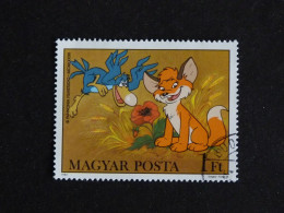 HONGRIE HUNGARY MAGYAR YT 2833 OBLITERE - VUK LE PETIT RENARD / VUK ET L'OISEAU FOX BIRD FUCHS VOGEL - Usado