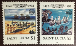 St Lucia 1992 Columbus Discovery Of America MNH - St.Lucia (1979-...)