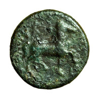 Ancient Greek Coin Kolophon Ionia AE11mm Apollo / Horse 04026 - Greche