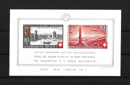 1942 BUNDESFEIERBLOCK Ii    ►SBK-B19 ** / Postfrisch Mit Gummi CHF 100.-◄ - Blocs & Feuillets