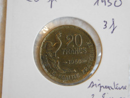 France 20 Francs 1950 3f 3 Faucilles GEORGES GUIRAUD (1033) - 20 Francs