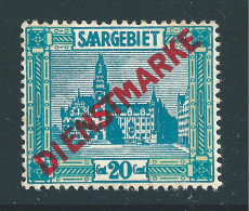 Saar MiNr. D 13 IV *   (sab10) - Dienstmarken