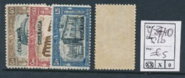 B5 CIRENAICA SASSONE S 10 YVERT 37/40 MNH LITTLE FAULT ON THE REVERSED STAMP - Cirenaica