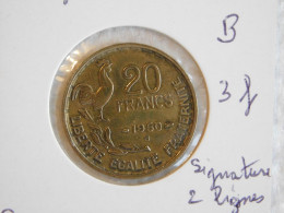 France 20 Francs 1950 B 3f 3 Faucilles GEORGES GUIRAUD (1034) - 20 Francs