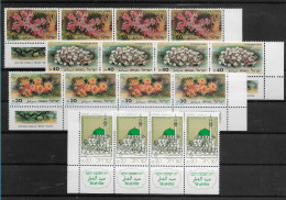 TIMBRE STAMP ZEGEL ISRAËL PETIT LOT 4 X 970-72  974  XX - Nuovi (con Tab)