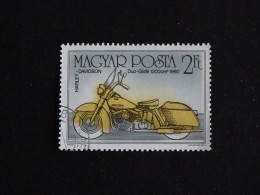 HONGRIE HUNGARY MAGYAR YT 3018 OBLITERE - MOTO MOTOCYCLETTE / HARLEY DAVIDSON 1960 - Usati