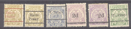 Transvaal  :  Yv  93-96  *  Avec 95a - Transvaal (1870-1909)