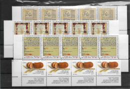 TIMBRE STAMP ZEGEL ISRAËL PETIT LOT 4 X 899 ET 5 X 1147-1154  XX921 1181-83  XX - Nuovi (con Tab)