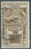 1933 EMISSIONI GENERALI USATO CINQUANTENARIO ERITREO 10 CENT - RA11-5 - Emissions Générales