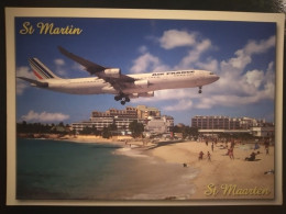 Nederland Antilles. St. Martin - Sint Marten. AIR France Airplane. - 1946-....: Moderne