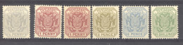 Transvaal  :  Yv  106-10  * - Transvaal (1870-1909)