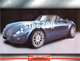 WIESMANN ROADSTER MF 3  Voiture Auto Fiche A4 Illustrée Automobile - Voitures