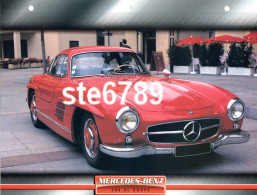 MERCEDES BENZ  300 SL COUPE Voiture Auto Fiche A4 Illustrée Automobile - Coches