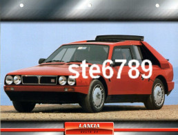 LANCIA DELTA S4  Voiture Auto Fiche A4 Illustrée Automobile - Coches