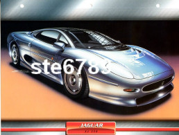 JAGUAR XJ 220  Voiture Auto Fiche A4 Illustrée Automobile - Autos