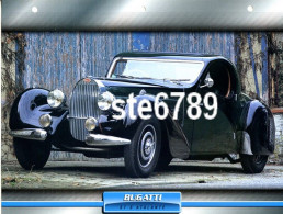 BUGATTI  57 S ATALANTE Voiture Auto Fiche A4 Illustrée Automobile - Autos