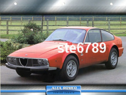 ALFA ROMEO JUNIOR ZAGATO  Voiture Auto Fiche A4 Illustrée Automobile - Autos