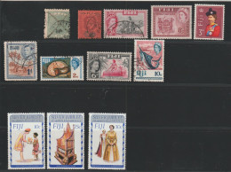 Lot Fiji Postfrisch Und Gestempelt, Alt Und Neuer - Fiji (1970-...)