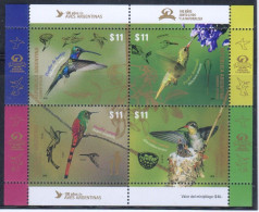 Argentina 2016 - 100 Años De Aves Argentinas - Colibríes - Unused Stamps