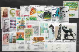 TIMBRE STAMP ZEGEL ISRAËL PETIT SUPER LOT TOUS  XX - Neufs (avec Tabs)