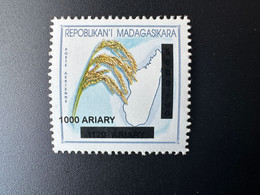 Madagascar Madagaskar 2021 / 2022 Mi. 2724 Riz Bleu Blue Rice Blauer Rice Overprinted Surchargé Aufdruck Overprint MNH - Madagascar (1960-...)