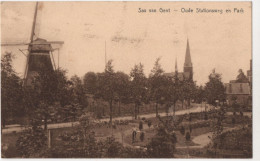 Sas Van Gent - Oude Stationsweg En Park - & Windmill - Sas Van Gent