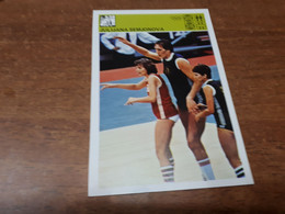 Svijet Sporta Card - Basketball, Julijana Semjonova       276 - Basket-ball