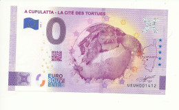 Billet Touristique  0 Euro  - A CUPULATTA - LA CITE DES TORTUES - 2022-1 - UEUH -  N° 1412 - Autres & Non Classés