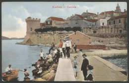 Croatia-----Korcula (Curzola)-----old Postcard - Croatie