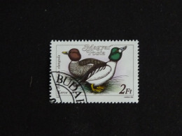 HONGRIE HUNGARY MAGYAR YT 3172 OBLITERE - CANARD DUCK / GARROT A OEIL D'OR - Usati