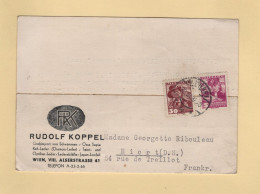 Autriche - Wien - 1937 - Cartas & Documentos