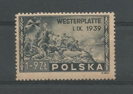 Poland 1945 Westerplatte 6th Anniv. Y.T. 454 ** - Neufs