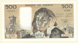 500 Francs PASCAL FRANCE Type 1968 F.71.49 NEUF - 500 F 1968-1993 ''Pascal''