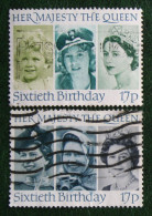 60th Birthday Queen Elizabeth II (Mi 1064-1065) 1986 Used Gebruikt Oblitere ENGLAND GRANDE-BRETAGNE GB GREAT BRITAIN - Used Stamps