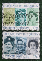 60th Birthday Queen Elizabeth II (Mi 1064-1065) 1986 Used Gebruikt Oblitere ENGLAND GRANDE-BRETAGNE GB GREAT BRITAIN - Used Stamps