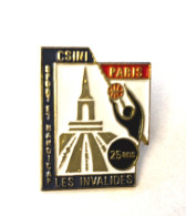 PINS CSINI SPORT ET HANDICAP Les Invalides Paris 25 Ans Basketball / 33NAT - Basketbal