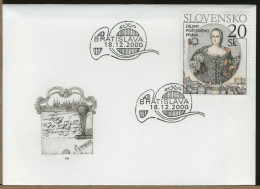 SLOVACCHIA - SLOVENSKO - FDC 2000   POSTAL LAW - FDC