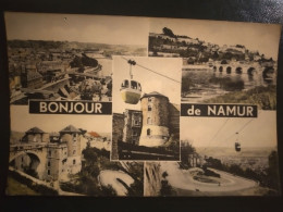BELGIQUE - Bonjour De Namur. Bridge. Castle. Funicular Railway. - Funicular Railway