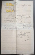 Fatura - Albergaria A Velha - 1922 - VICENTE FACA - ARMAZÉM DE CALÇADO - AVEIRO - PORTUGAL - Portugal
