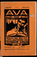 AALST TIJDSCHRIFT AVA ORGAAN VAN DEN OUD LEERLINGENBOND DER TECHNISCHE SCHOLEN TE AALST  GOEDE STAAT  ZIE AFBEELDINGEN - Aalst