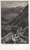 RHÄTISCHE BAHN ► Die Kehren Bergün - Preda Mit Dampfzug, Ca.1925 - Bergün/Bravuogn