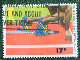 17P Commonwealth Games Sport (Mi 1076) 1986 Used Gebruikt Oblitere ENGLAND GRANDE-BRETAGNE GB GREAT BRITAIN - Gebraucht