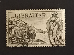 Timbre De Gibraltar - N°132 - Oblitération Ronde - Gibraltar