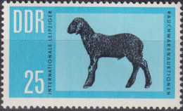 1963 DDR, ** Mi:DD 946, Yt:DD 653, Internationale Pelzauktion, Karakulschaf (Ovis Ammon Aries) - Farm