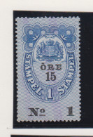 Zweden Fiskale Zegel Cat; J.Barefoot  Fondstaempel(Bill Of Exchange) 3 - Revenue Stamps