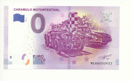 Billet Touristique 0 Euro - CARAMULO MOTORFESTIVAL  - MEAQ- 2019-3 - N° 933 - Other & Unclassified