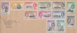 Falkland Islans Dependencies (FID) Definnitives / Ships  12v Cover Ca FID 27 MR 1963 (FG175) - Zuid-Georgia